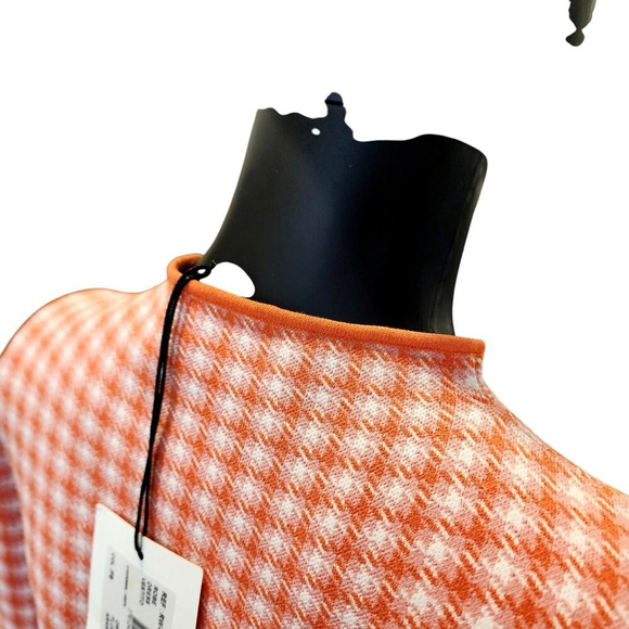 LANVIN Houndstooth Sheath Dress Size Medium NWT MSRP $2,030 - Picture 11 of 17